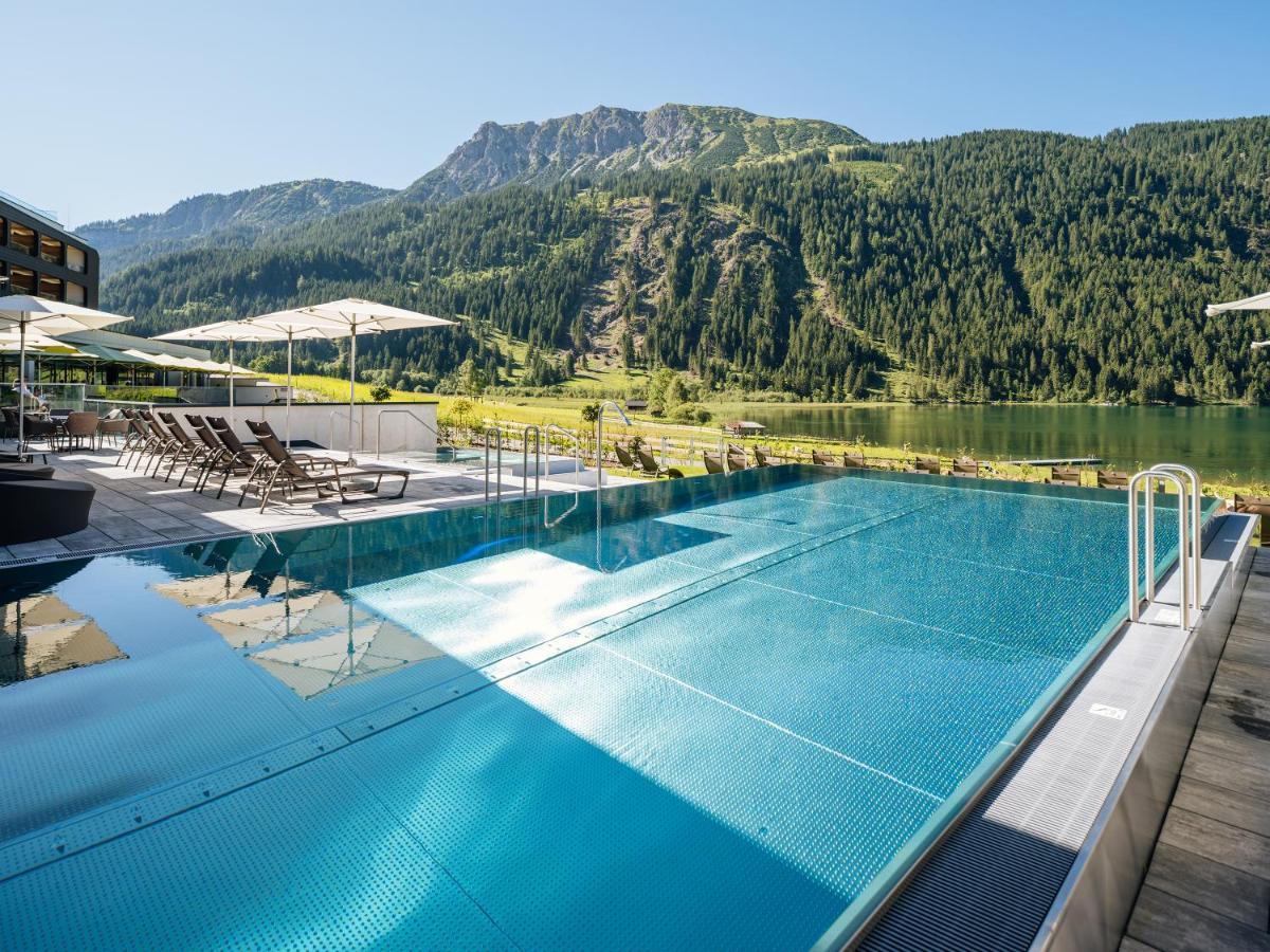 Haldensee - Naturerlebnis Und Wellnesshotel Nesselwängle Exterior foto